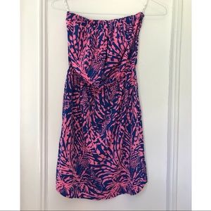 Lilly Pulitzer strapless dress
